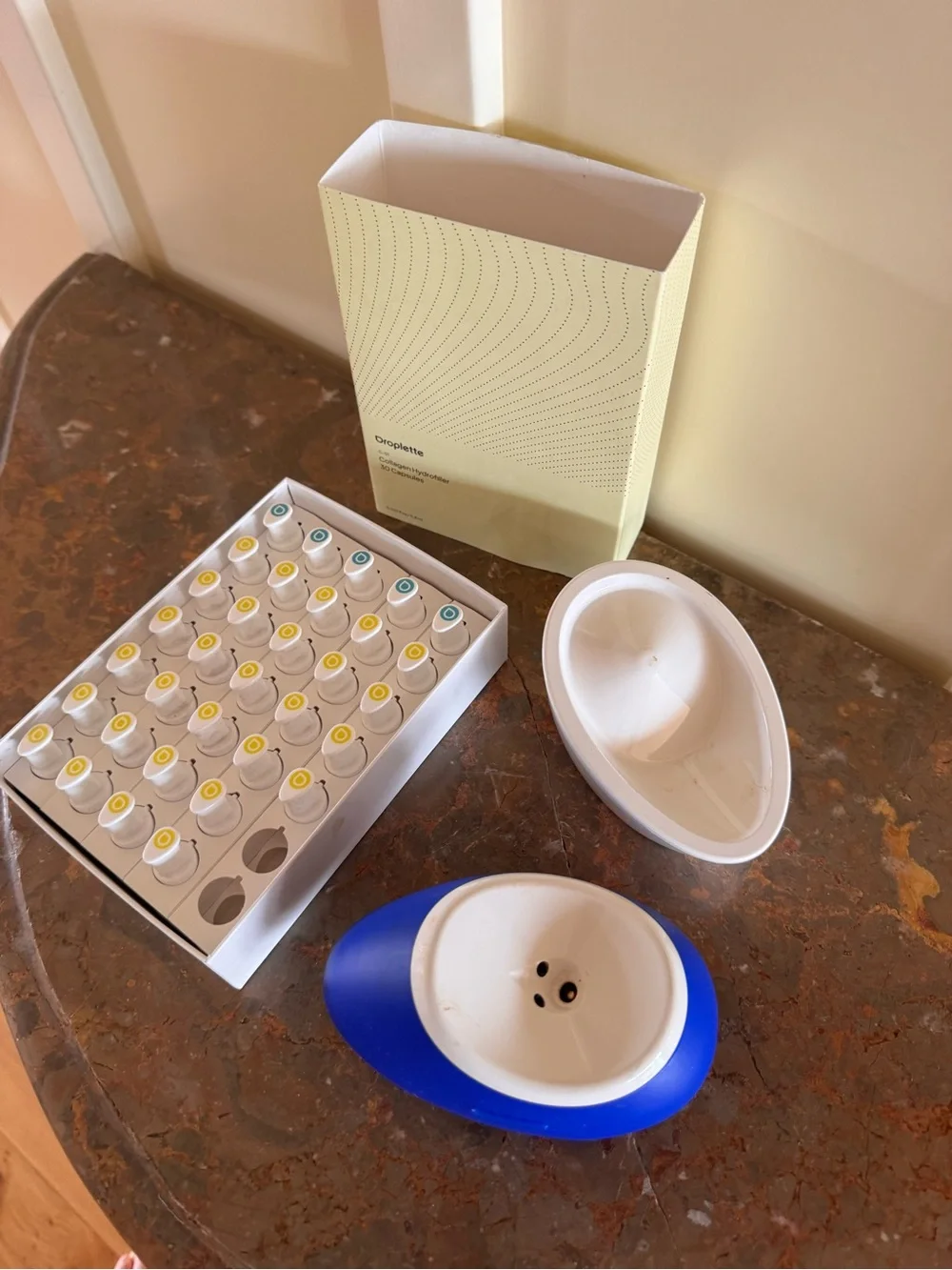 Droplette Micro Infuser Skincare Device Dock With Collagen Hydrofiller NO CABLE